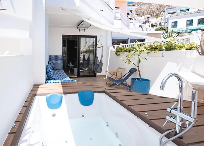 Wow Apartment With Private Jacuzzi And 2 Terraces In Los Christianos